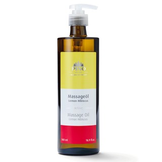Huile de massage AROMA Citron et Hibiscus
