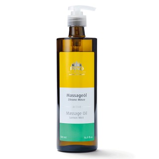 Huile de massage AROMA Citron et Menthe