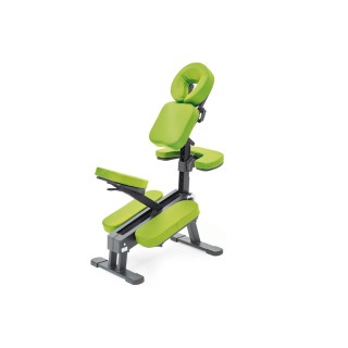 Chaise de massage en acier - Valise de transport incluse
