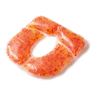 Coussin en gel orange garni de perles EDITION LIMITEE