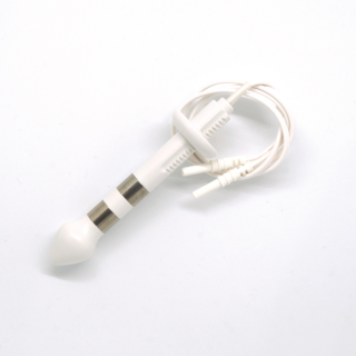 Sonde anale AXTIM Ø12mm - 2 bagues fils souples banane